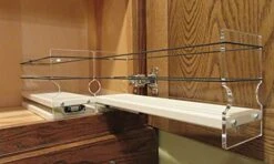 Vertical Spice - 33x1x11 DC - Spice Organizer - 2 Individual Cabinet Drawers For Large Containers - Size: 6.9" Width X 5.0" Height X 10.6" Depth - Made In USA -Peugeot Shop 41FwoKRGnWS