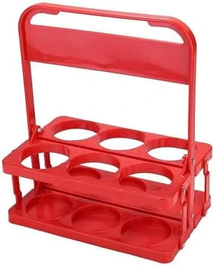 CASCAB Plastic Beer Portable Folding Basket Basket Foldable 6-Pack Beer Bottle Caddy Bucket Holder For Daily Use,C 7 CASCAB Plastic Beer Portable Folding Basket Basket Foldable 6-Pack Beer Bottle Caddy Bucket Holder For Daily Use,C - Image 7