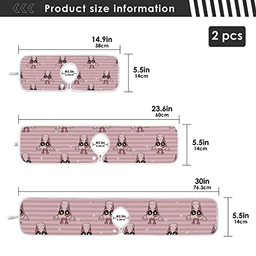 Kcldeci 2 Pack Faucet Mat Splash Guard For Kitchen Sink,Cute Giraffe Stripe 23x5 Inch Faucet Handle Drip Catcher Tray Absorbent Mat Fast Dry Mat For Kitchen, Bathroom 3 Kcldeci 2 Pack Faucet Mat Splash Guard For Kitchen Sink,Cute Giraffe Stripe 23x5 Inch Faucet Handle Drip Catcher Tray Absorbent Mat Fast Dry Mat For Kitchen, Bathroom - Image 3