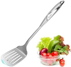 High-grade Stainless Steel Slotted Spatula,Cooking Slotted Turner For Kitchen 1-Pcs (13.5 Inch) -Peugeot Shop 41GC2DlWtQL. AC