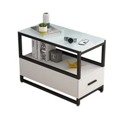 Sofa Side Cabinet Sideboard Sideboard Table Coffee Table Small Mini Side Table Against The Wall Narrow Shelves (Color : OneColor, Size : 60 * 40CM)