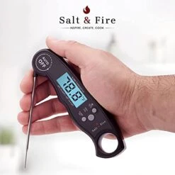 Digital Instant Read Meat Thermometer For Grill And Cooking - 2 In 1 Accurate BBQ Temperature Probe With Alarm Function And Backlit LCD Screen - Includes A Wired Oven Safe Meat Thermometer Probe 12 Digital Instant Read Meat Thermometer For Grill And Cooking - 2 In 1 Accurate BBQ Temperature Probe With Alarm Function And Backlit LCD Screen - Includes A Wired Oven Safe Meat Thermometer Probe -Peugeot Shop 41GIdnrqzwS