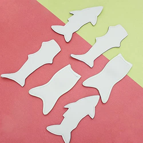 15 Pieces Reusable Popsicle Holders Popsicle Bags Freezer Ice Pop Sleeves Antifreezing Ice Pop Holders, White Fish Style 2 15 Pieces Reusable Popsicle Holders Popsicle Bags Freezer Ice Pop Sleeves Antifreezing Ice Pop Holders, White Fish Style - Image 2