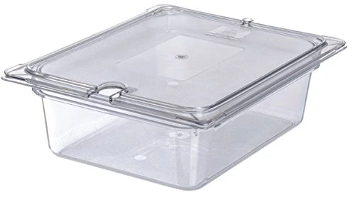 10221B07 StorPlus Half Size Food Pan, Polycarbonate, 4" Deep, Clear 4 10221B07 StorPlus Half Size Food Pan, Polycarbonate, 4" Deep, Clear - Image 4