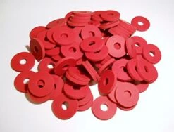 25 PACK RED SILICONE RUBBER GROLSCH STYLE GASKETS FOR EZ-CAP BEUGEL SWING TOP SEALING BOTTLES