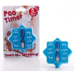 Novelty Poo Timer | Funny Toilet Timer | Great Birthday, Christmas, White Elephant Gift For Husbands, Dads And Other Men