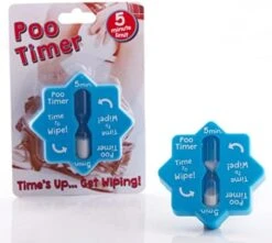 Novelty Poo Timer | Funny Toilet Timer | Great Birthday, Christmas, White Elephant Gift For Husbands, Dads And Other Men -Peugeot Shop 41GhILUeNhL. AC