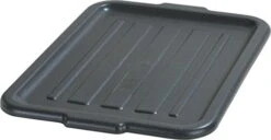 Carlisle FoodService Products N4401203 Comfort Curve™ Ergonomic Wash Basin Tote Box Lid, Universal, Black -Peugeot Shop 41GhtfSTEaL