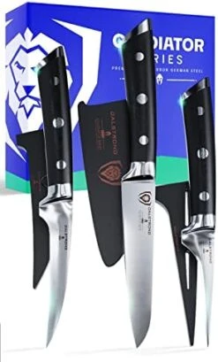 Tourne Peeling Paring Knife - 2.75" - Gladiator Series Elite - Forged German High-Carbon Steel - Sheath Included - NSF Certified -Peugeot Shop 41GkQRVgO2L. AC