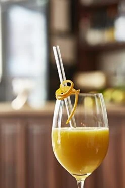 Alm Glass Straws - 6x Reusable 8 Inch Drinking Straws Clear + Plastic-Free Cleaning Brush - Made In Germany - Dishwasher Safe - Straight - Perfect For Smoothies, Cocktails 9 Alm Glass Straws - 6x Reusable 8 Inch Drinking Straws Clear + Plastic-Free Cleaning Brush - Made In Germany - Dishwasher Safe - Straight - Perfect For Smoothies, Cocktails -Peugeot Shop 41GvSmuWolL