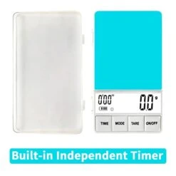 Spresso Scale With Timer, Slim And Thin, 1000g X 0.1g, Small Espresso Coffee Scale, 35 Ounces By 0.01oz, Coffee Scale Espresso, Large Backlit Display (Batteries Included) -Peugeot Shop 41Gy1SZXaDL