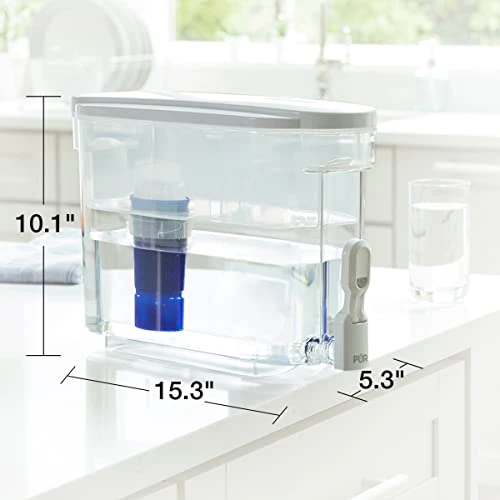 PLUS Large Filtered Water Dispenser, 30 Cup – Includes 1 PUR PLUS Water Pitcher Filter, 1 Count (Pack Of 1) 5 PLUS Large Filtered Water Dispenser, 30 Cup – Includes 1 PUR PLUS Water Pitcher Filter, 1 Count (Pack Of 1) - Image 5