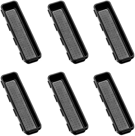 Madesmart Plastic Multipurpose Storage Organizer Bin For Drawers, Low-Profile Storage Bin Drawer Organizer, White 5 Madesmart Plastic Multipurpose Storage Organizer Bin For Drawers, Low-Profile Storage Bin Drawer Organizer, White - Image 5