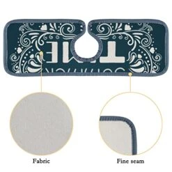 15" Microfiber Cloth Kitchen Faucet Absorbent Mat Splash Guard Drip Water Catcher Countertop Drying Protector Pads Faucet Behind For Bedroom Farmhouse Summer Time 2PCS -Peugeot Shop 41HKFn2SM2L