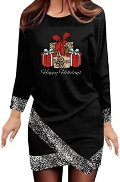 Crewneck Sweatshirts For Women Fall Plus Size Sweatshirts Long Sleeve Fashion Christmas Print Pullover Top Streetwear -Peugeot Shop 41HMCN GfLL. AC