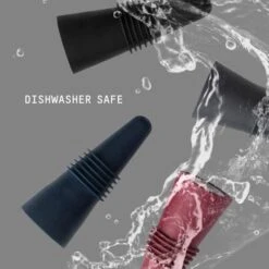 Bottle Stoppers, Set Of 4, Multicolor 11 Bottle Stoppers, Set Of 4, Multicolor -Peugeot Shop 41HZ6t8Co3L