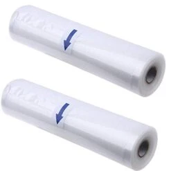 Vacuum Sealer Bag Rolls 11"x16.5' Commercial Grade Bag Rolls For Food Saver And Sous Vide, Microwave & Freezer Safe (3)