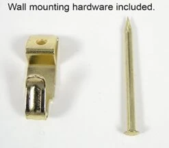 Deluxe Plate Display Hangers - Spring Style For 5-7 Inch Plates - Gold Wire With Hooks & Nails | Pack Of 6 -Peugeot Shop 41HdIbNpjlL