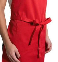 KAUFMAN - Personalized Apron, Add A Name Embroidered, Cotton/poly Bib Apron Adjustable With Two Front Pockets -Peugeot Shop 41HeXFX4CxL