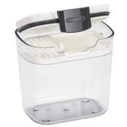 Pworks Mini ProKeeper 1.5 Cup Spice, Herb, Baking Soda/Powder, Snack Airtight Food Storage Container, Clear
