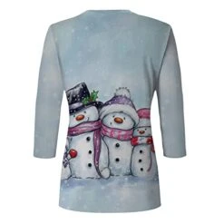 Womens Causal Loose Crewneck Cute Plus Size Sweatshirts Long Sleeve Christmas Print Crew Neck Pullover Top Fall Clothes -Peugeot Shop 41HpeXCrtGL