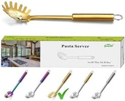 Pasta Fork, Stainless Steel Pasta Server, Spaghetti Spoon, Spaghetti Server, Noddle Fork, Heat Resistant (Silver) 16 Pasta Fork, Stainless Steel Pasta Server, Spaghetti Spoon, Spaghetti Server, Noddle Fork, Heat Resistant (Silver) -Peugeot Shop 41I0b4hgcL. AC
