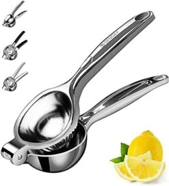 Lemon Squeezer Stainless Steel Manual Fruit Squeezer, Citrus Squeezer Fruit Juice Reamer Fast Handle Press Tool, Manual Juicer Perfect For Juicing Oranges, Pomegranate, Lemons & Limes -Peugeot Shop 41I0us8WidS. AC