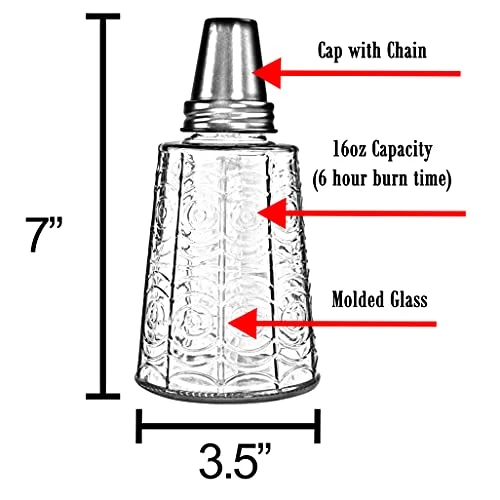 Seraphic Torches For Outside - Citronella 16oz Table Top Torch For Patio, Garden, Lawn, And Outdoor Parties, Set Of 3, Purple 4 Seraphic Torches For Outside - Citronella 16oz Table Top Torch For Patio, Garden, Lawn, And Outdoor Parties, Set Of 3, Purple - Image 4