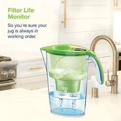 Laica Stream Line Water Filter Jug (Colour Edition) & 1 X 30 Day Bi-Flux Water Filter Cartridge - Fits Inside Your Fridge - Quick Fill Lid, 2.3L Total Capacity, 1.2L Filtered Water J31AB-GREEN 9 Laica Stream Line Water Filter Jug (Colour Edition) & 1 X 30 Day Bi-Flux Water Filter Cartridge - Fits Inside Your Fridge - Quick Fill Lid, 2.3L Total Capacity, 1.2L Filtered Water J31AB-GREEN -Peugeot Shop 41I2NcsxiEL