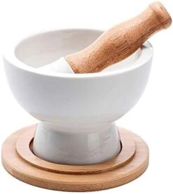 Porcelain Mortar And Pestle – Pill Crusher,Spice Grinder,Herb Bowl,Pesto Powder – Gift Ideal – With Anti-Slip Base And Grip – Molcajete For Seasoning,Paste And Guacamole. 10 Porcelain Mortar And Pestle – Pill Crusher,Spice Grinder,Herb Bowl,Pesto Powder – Gift Ideal – With Anti-Slip Base And Grip – Molcajete For Seasoning,Paste And Guacamole. -Peugeot Shop 41I5fsCyoL. AC