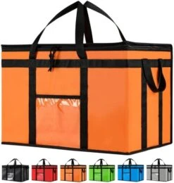 Home 3XL Insulated Bag For Food Delivery & Grocery Shopping With Zippered Top, Black (1 Pack) 23 Home 3XL Insulated Bag For Food Delivery & Grocery Shopping With Zippered Top, Black (1 Pack) -Peugeot Shop 41IFOet9dmL. AC