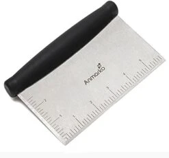 Stainless Steel Metal Griddle Scraper Chopper - Great as Dough Cutter For Bread and Pizza Dough - Multipurpose Kitchen Utensil For Flat Top Griddle - Commercial Quality -Peugeot Shop 41IQkA84OpL. AC