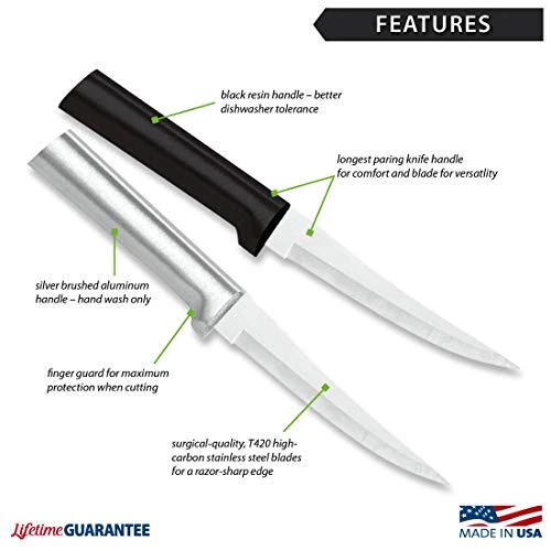 Ada Cutlery Super Parer Paring Knife – Stainless Steel Blade With Silver Aluminum Handle, 8-3/8 Inches 5 Ada Cutlery Super Parer Paring Knife – Stainless Steel Blade With Silver Aluminum Handle, 8-3/8 Inches - Image 5