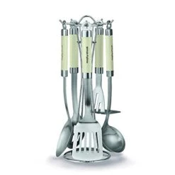Morphy Richards Accents Tool Set, Stainless Steel, Ivory Cream, 5 Piece