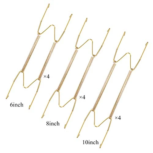 12 Pack Wall Plate Hangers 6/8/10 Inch Invisible Vertical Plate Holders With 12Pcs Wall Hooks For Decorative Plates Antique Plates And Art 3 12 Pack Wall Plate Hangers 6/8/10 Inch Invisible Vertical Plate Holders With 12Pcs Wall Hooks For Decorative Plates Antique Plates And Art - Image 3