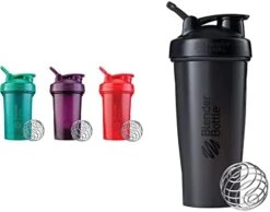 Classic V2 Shaker Bottle Perfect For Protein Shakes And Pre Workout, 20-Ounce, Black/Pebble Grey/White -Peugeot Shop 41JF4GiCbVL. AC