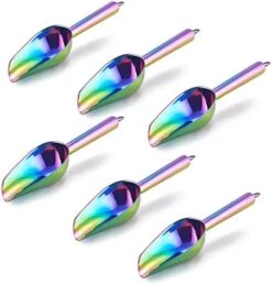 Mini Scoop, E-far 3 Ounce Stainless Steel Kitchen Utility Scoops, Ideal For Candy/Ice Cube/Flour/Sugar/Coffee Bean/Protein Powder, Food Grade & Anti Rust, Easy Clean & Dishwasher Safe (4 Pack) 23 Mini Scoop, E-far 3 Ounce Stainless Steel Kitchen Utility Scoops, Ideal For Candy/Ice Cube/Flour/Sugar/Coffee Bean/Protein Powder, Food Grade & Anti Rust, Easy Clean & Dishwasher Safe (4 Pack) -Peugeot Shop 41JFBn6KHFL. AC