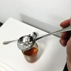 2-Pack Soup Slotted Serving Spoon 7.7-inch Stainless Steel Colander Spoon For Buffet, Dinner, Restaurants, Kichen (Slotted Spoon) -Peugeot Shop 41JJrkCuxLL