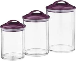 Calypso Basics By Reston Lloyd Acrylic Storage Canisters, Set Of 3, Lemon 24 Calypso Basics By Reston Lloyd Acrylic Storage Canisters, Set Of 3, Lemon -Peugeot Shop 41JNTECltnL. AC