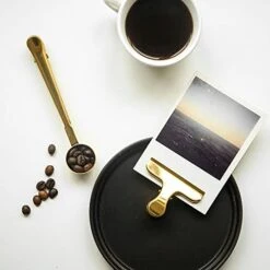 8 Pack Gold Bag Clips, Stainless Steel Chip Clips 3 Inches Heavy Duty Cute Metal Clips For Kitchen Food Snack Bags Air Tight(Gold) -Peugeot Shop 41Jaferx9DL