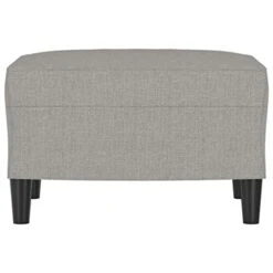 Footstool, Footrest Stool Light Grey Color Wood Frame For Hallway 5 Footstool, Footrest Stool Light Grey Color Wood Frame For Hallway -Peugeot Shop 41JeBTtD0vL