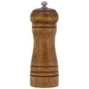 Wooden Pepper Grinder Pepper Mill, Coarseness Adjustable Peppermill, Refillable Salt Mill, Ceramic Grinding Mechanism - 5inch Tall