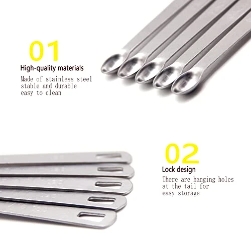 1/16 Teaspoon Measuring Spoon Single,Small Stainless Steel 1/16 Tsp Measuring Spoon, Mini 1/16 Metal Teaspoon Scoop Tablespoon For Dry Or Liquid (1) 2 1/16 Teaspoon Measuring Spoon Single,Small Stainless Steel 1/16 Tsp Measuring Spoon, Mini 1/16 Metal Teaspoon Scoop Tablespoon For Dry Or Liquid (1) - Image 2