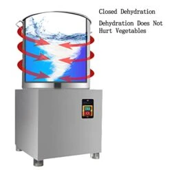 Electric Commercial Salad Spinner Large Inner Capacity (10kg Vegetable), 220V Stainless Steel Lettuce Spinner Vegetable Dryer For Canteens And Restaurants, One Key Switch 9 Electric Commercial Salad Spinner Large Inner Capacity (10kg Vegetable), 220V Stainless Steel Lettuce Spinner Vegetable Dryer For Canteens And Restaurants, One Key Switch -Peugeot Shop 41JpXgdwtSL