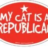 Cat And Dog Magnets, My Cat Is Republican