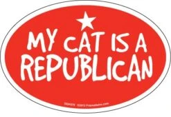 Cat And Dog Magnets, My Cat Is Republican