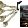 Teacher Spoon Set Measuring Spoons With Recipe Card Engraved Kitchen Accessory Present Gift Boxed