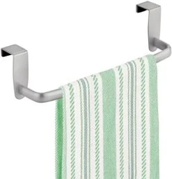 Steel Metal Wire Over Cabinet Towel Rack Storage Organizer - Hang On Cabinet Or Door - Towel Bar Holder For Kitchen - Holds Hand Towels, Washcloths - Spira Collection - Matte Black 21 Steel Metal Wire Over Cabinet Towel Rack Storage Organizer - Hang On Cabinet Or Door - Towel Bar Holder For Kitchen - Holds Hand Towels, Washcloths - Spira Collection - Matte Black -Peugeot Shop 41K0IjPXSnL. AC