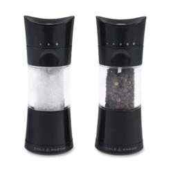 Cole & Mason Harrogate Inverta Salt And Pepper Mill Gift Set, Black, 15.5 Cm
