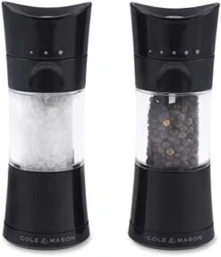 Cole & Mason Harrogate Inverta Salt And Pepper Mill Gift Set, Black, 15.5 Cm 8 Cole & Mason Harrogate Inverta Salt And Pepper Mill Gift Set, Black, 15.5 Cm -Peugeot Shop 41K79tlZ04L. AC